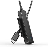 Neeyer Upgraded SATA to USB C Cable, USB 3.1 Type C SATAIII Hard Drive Adapter Cable for 2.5 Inch SSD & HDD Support UASP, 24