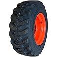 (1) 12-16.5 Forerunner SKS-1 Skid Steer Tire on Wheel/Rim (8 lug) for Bobcat -14PLY -12X16.5 (Left Side Mount)