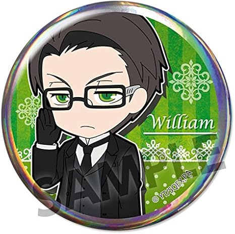 Amazon ウィリアム T スピアーズ ぴくりる 黒執事 Book Of The Atlantic トレーディング缶バッジ アニメ 萌えグッズ 通販