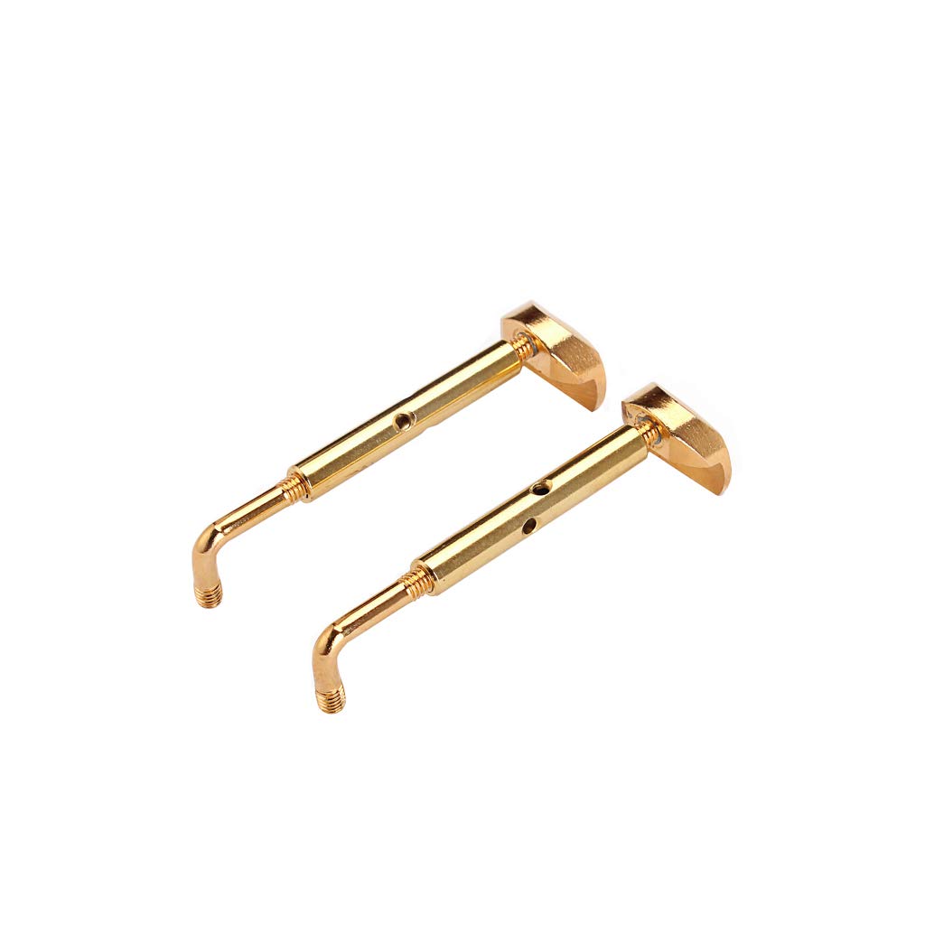 Alnicov 1 Pairs Violin Chin Rest Clamp Screws for Viola Accessories