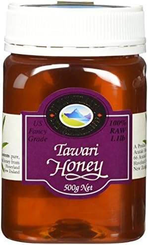 Pacific Resources New Zealand Tawari Honey, 500g, 1.1 lb.