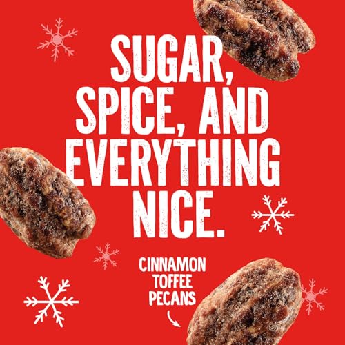EMERALD NUTS CINNAMON TOFFEE PECANS (1-PACK) | 5OZ RESEALABLE BAG | KOSHER DAIRY CERTIFIED, NON-GMO, CONTAINS NO ARTIFICIAL PRESERVATIVES, FLAVORS OR SYNTHETIC COLORS