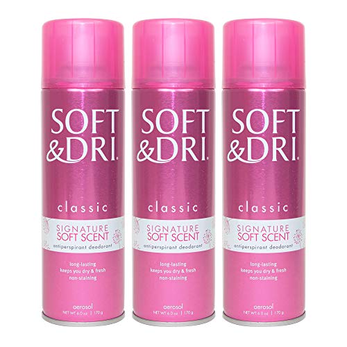 Soft & Dri, Aerosol, Antiperspirant Deodorant, Signature Soft Scent, 6OZ, Pack of 3 - Thumbnail 4