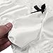 FEESHOW Men's Lace Bikini Briefs Sissy Pouch Underwear Hipster Crossdress Panties Ivory Medium (Waistline 29.0-34.0