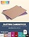 Glitter Cardstock Paper for DIY Crafts (8.5 x 11 In, 24 Sheets)