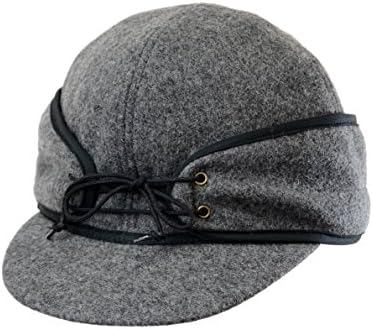 wool railroad cap