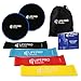 LifePro - Premium Slides and Bands Equipment with Home Exercise Videos & eBook (Loops and Sliders Set)