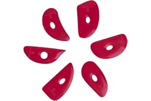 DIYOOHOMY Pottery Ribs for Pottery Tools and Clay Tools, Soft Silicone Ceramic Supplies Kit for Shapes Sculpting,Mud,Trimming