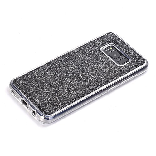 Samsung Galaxy S9 Plus Case with Strap,Stylish Cute Women/Girls Wallet Case with Shoulder Strap, YiMiky PU Leather Flip HandBag Card Holder Protective Case for Samsung Galaxy S9 Plus-Black