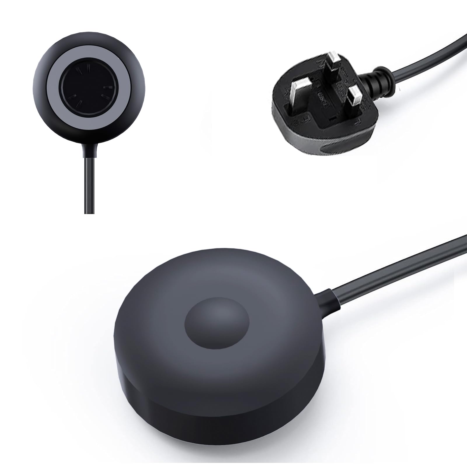 KOPBTBOY Electric Toothbrush Charger for Oral B IO7 IO8 IO9, 3768 Model Magnetic Charger Base Compatible Braun Oral B IO Series 7 Series 8 Series 9 Electric Toothbrush (black)