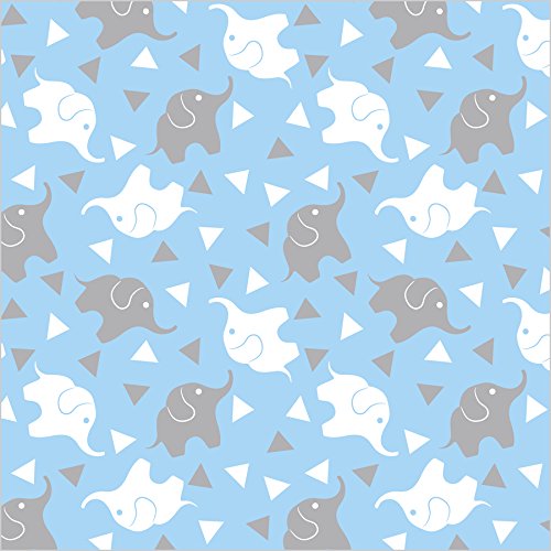 Elephant Fleece Fabric Kritters in the Mailbox Animal Fleece Fabrics