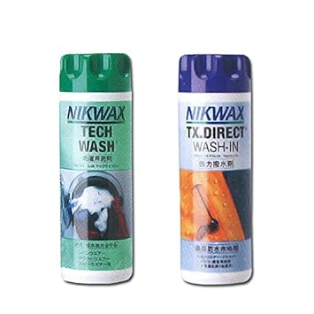 【クリックで詳細表示】NIKWAX【ニクワックス】 NIKWAXセット Loft テックウォッシュ【EBE181】＆TX ダイレクトウォッシュイン【EBE251】ウェア用洗剤 ...