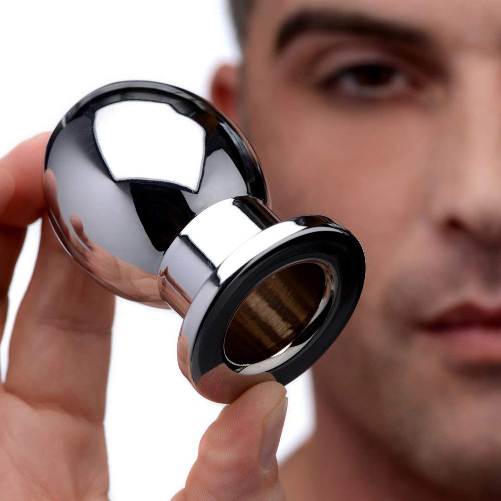 Master Series Medium Abyss 1.7-Inch Hollow Anal Dilator, 180 g