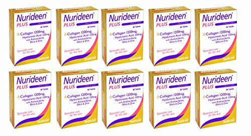 HealthAidNurideen Plus Pack of 10 x 60 Tablets (600 Tablets)