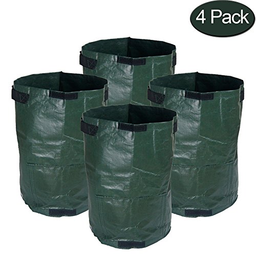 Ninat grow bags with flap and handles, collapsible, 10 …