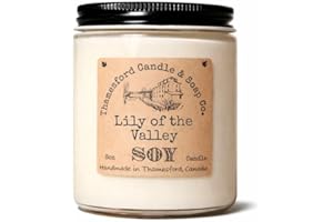 Scented Jar Candle (8oz, Lily of the Valley)