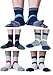 Men's Toe Socks 5 Finger Crew Cotton (Pack of 4 / 5 / 6)