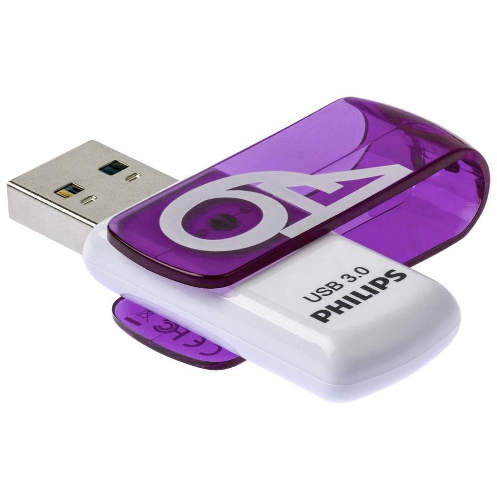 Philips Pendrive USB 3.0 64 GB - Vivid Edition (Purple)