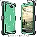 COVRWARE Aegis Series Compatible with Galaxy J7 Prime/J7 Sky Pro/J7 Perx/J7 V 2017/J7 2017 Heavy Duty Full-Body Rugged Holster Armor Case with Built-in Screen Protector, Belt-Clip, Kickstand, Teal