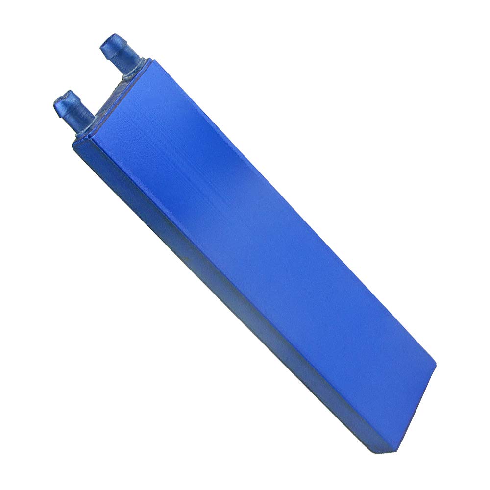 BXQINLENX Aluminum Water Cooling Block for CPU Graphics Radiator Heatsink 41.5X 162X12mm Blue