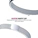 Oitom For Fitbit Alta HR Accessory Bands and For Fitbit Alta Band,Fashion Stainless Steel Milanese Loop Wristband (2 Pack Pearl White+Champagne, Large 6.7