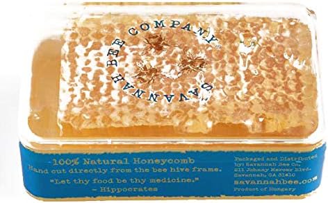 Savannah Bee CompanyRaw Acacia Honeycomb 5.6 oz each (1 Item Per Order, not per case)