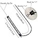 Motorcycle Fork LED Turn Signal Strip Lights Kit Smoked Lens for Harley Davidson Victory Universal Super Bright and Waterproof Cool Motor Lamp 2Pcs - Amber (39mm - 41mm)