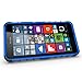 Microsoft Nokia Lumia 640 XL Case Cover - Tough Rugged Dual Layer Protective Case with Kickstand for Microsoft Nokia Lumia 640 XL (Not for Lumia 640) - Blue