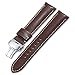 iStrap Quick Release Watch Band - Top Grain Leather Replacement Quickfit Strap - Stainless Steel Buckle - 18mm, 19mm, 20mm, 21mm 22mm,24mm for Men Women
