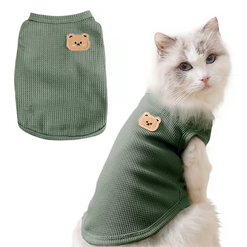 Maqilo Waffle Knit Cat Shirt