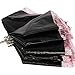 kilofly Anti-UV Embroidered Sun Protection Folding Parasol Umbrella, UPF 40+