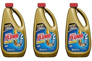 Liquid-Plumr Pro-Strength Clog Remover, Full Clog Destroyer, 32 Fluid Ounces (Pack of 3)