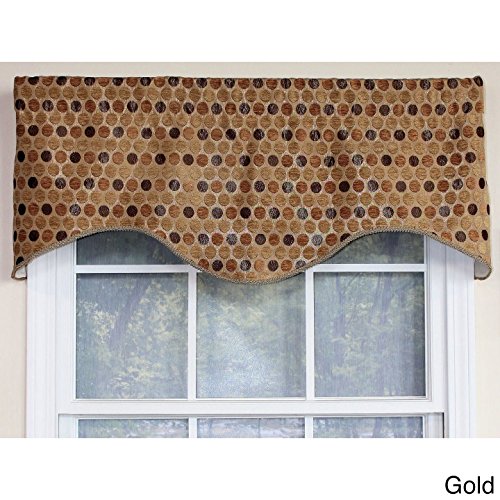 RLF HOME Orbs Cornice Window Valance Lavender