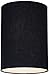 Black Linen Cylinder Lamp Shade 8x8x11 (Spider)