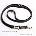Jpettie Leather Dog Leash Training Leash Multi-Function Genuine Bridle Leather, Hands-Free Dog Leash/Walk P-Leash, Perfect for Small Large Medium Dog