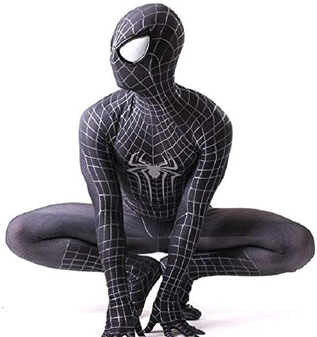 Fting Legends Spiderman Homecoming Costumes Unisex Adults Kids Spiderman Mask Jumpsuit Bodysuit - Halloween Birthday Party Cosplay Clothing ( Color : A , Size : Child/L )