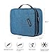 Electronic Organizer BAGSMART Travel Cable Organizer Bag for Hard Drives, Cables, Charger, Phone, USB, SD Card (Teal-Large)