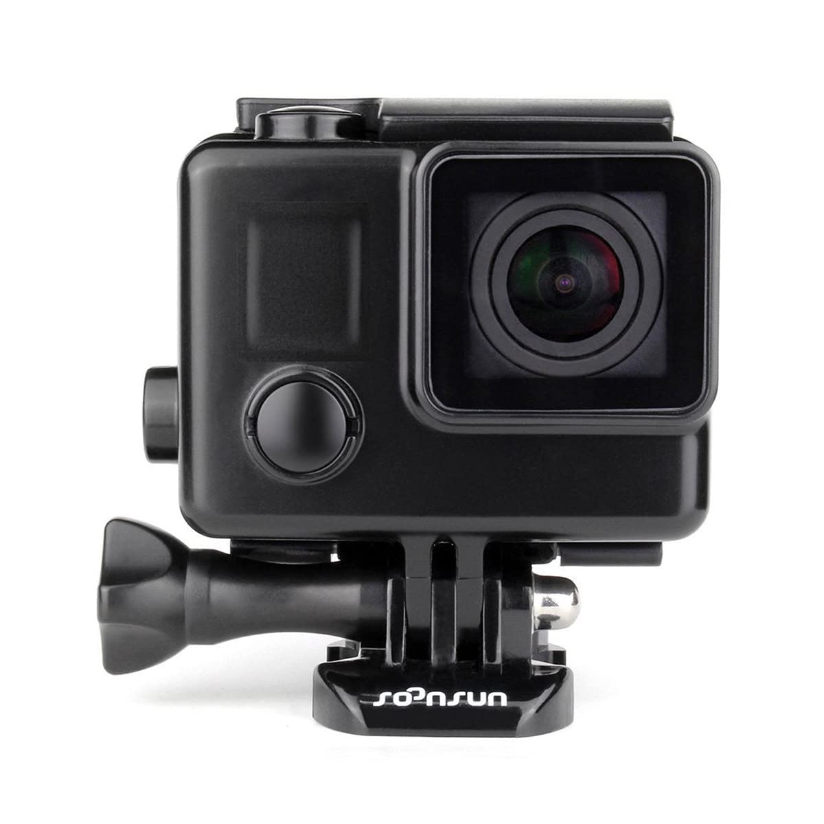 SOONSUN Blackout Waterproof Housing Case for GoPro Hero4 Hero3+ Hero 4 3 Camera - 35 Meters Underwater Photography