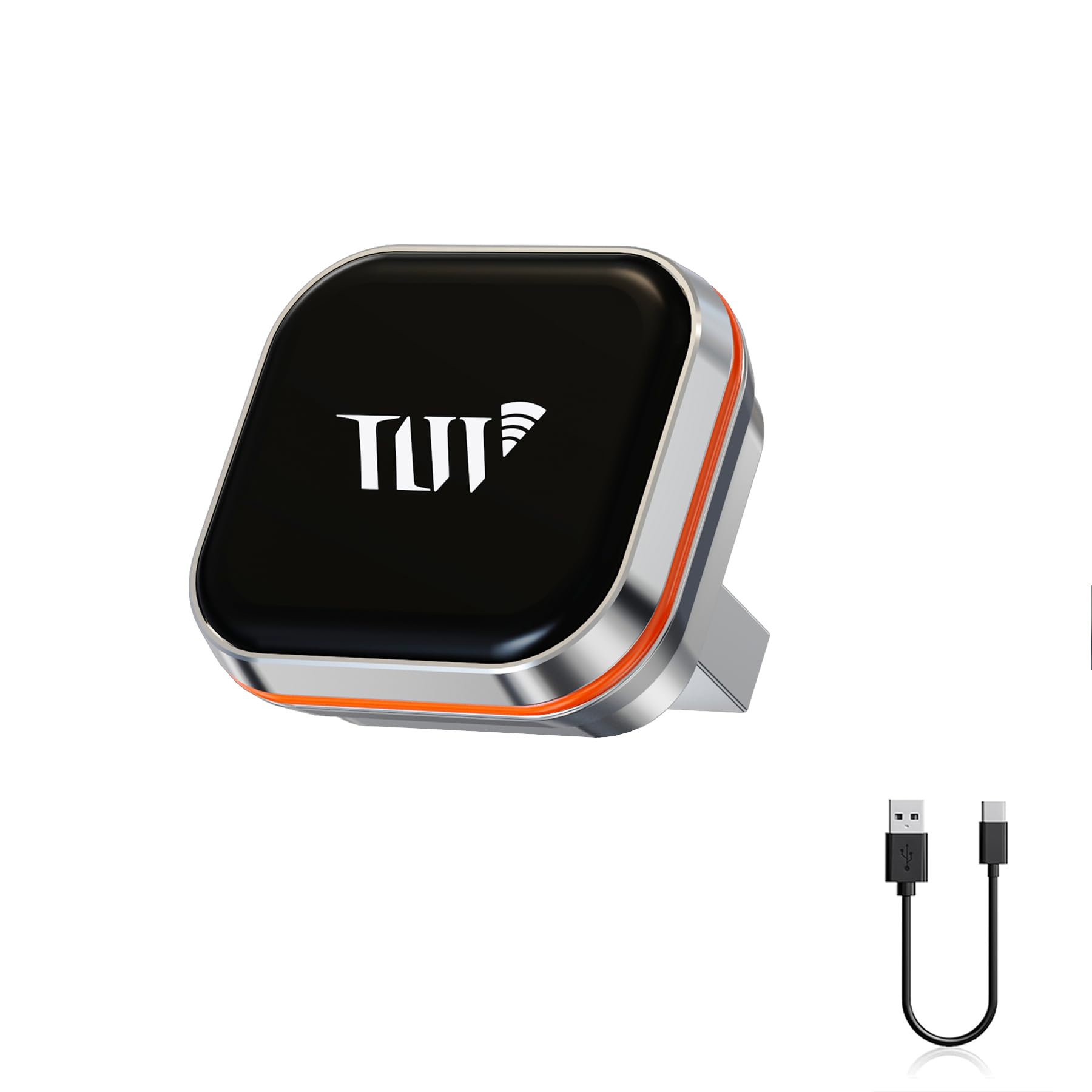 Photo 1 of Mini Wireless Carplay Adapter for iPhone, 2-in-1 CarPlay & Android Auto Wireless Adapter for Car(2015+) with Wired CarPlay, USB-A/C Plug & Play, Fast Auto-Connect for iPhone iOS 10+ Android 11+