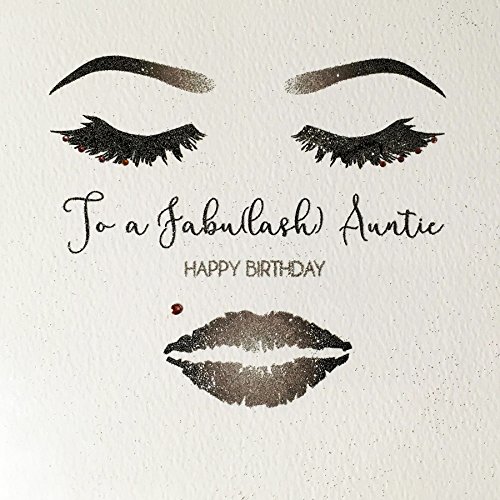 To a Fabulash Auntie Happy Birthday, Handmade Greeting Card by Five Dollar Shake GS54