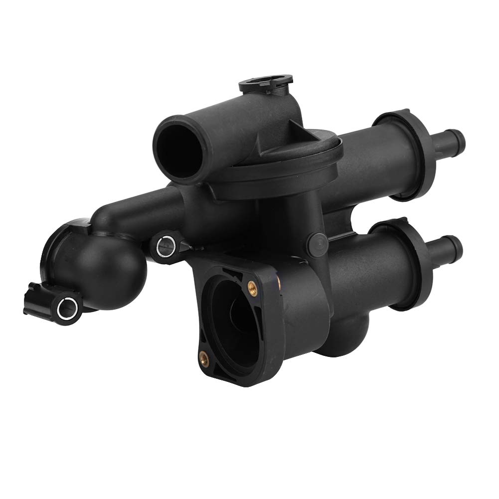 Suuonee Thermostat Housing, 68003582AB Coolant Thermostat with Housing