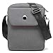 CoolBELL 10.6 inches Shoulder Bag Fabric Messenger Bag iPad Carrying case Hand Bag Tablet Briefcase Waterproof Oxford Cloth Laptop Computer Shoulder Bag for iPad/Men/Women/College/Teen,Grey