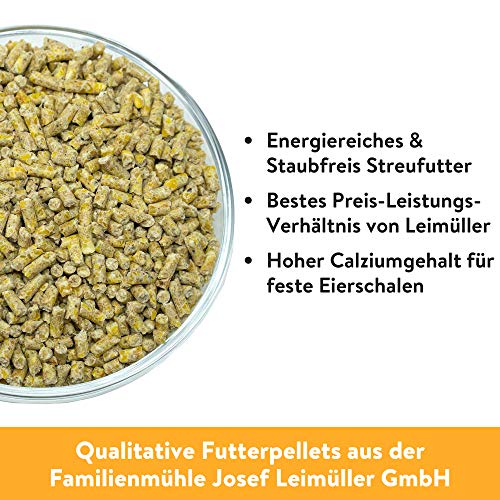Leimüller Hühnerfutter gegen Milben 5 kg - Staubfreies Legehennenfutter Pellets Premium - Natürlicher Wirkstoff mit Citrus, Nelken und Kräuter - AMA-Gütesiegel & 100% Gentechnikfrei – Bild 3