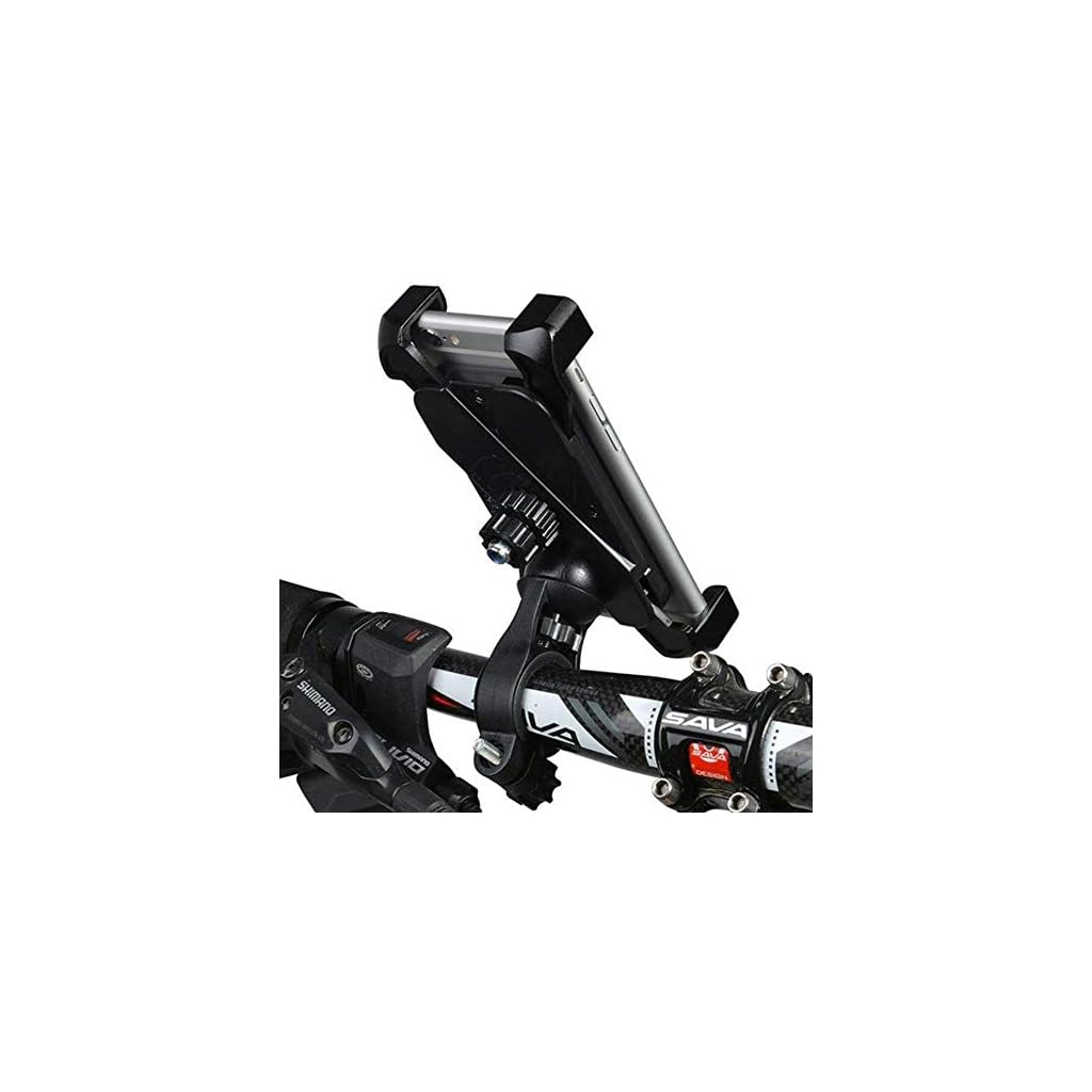 Electric Scooter & Bicycle Adjustable Phone Mount Holder iPhone/Galaxy & Any Cell Phone