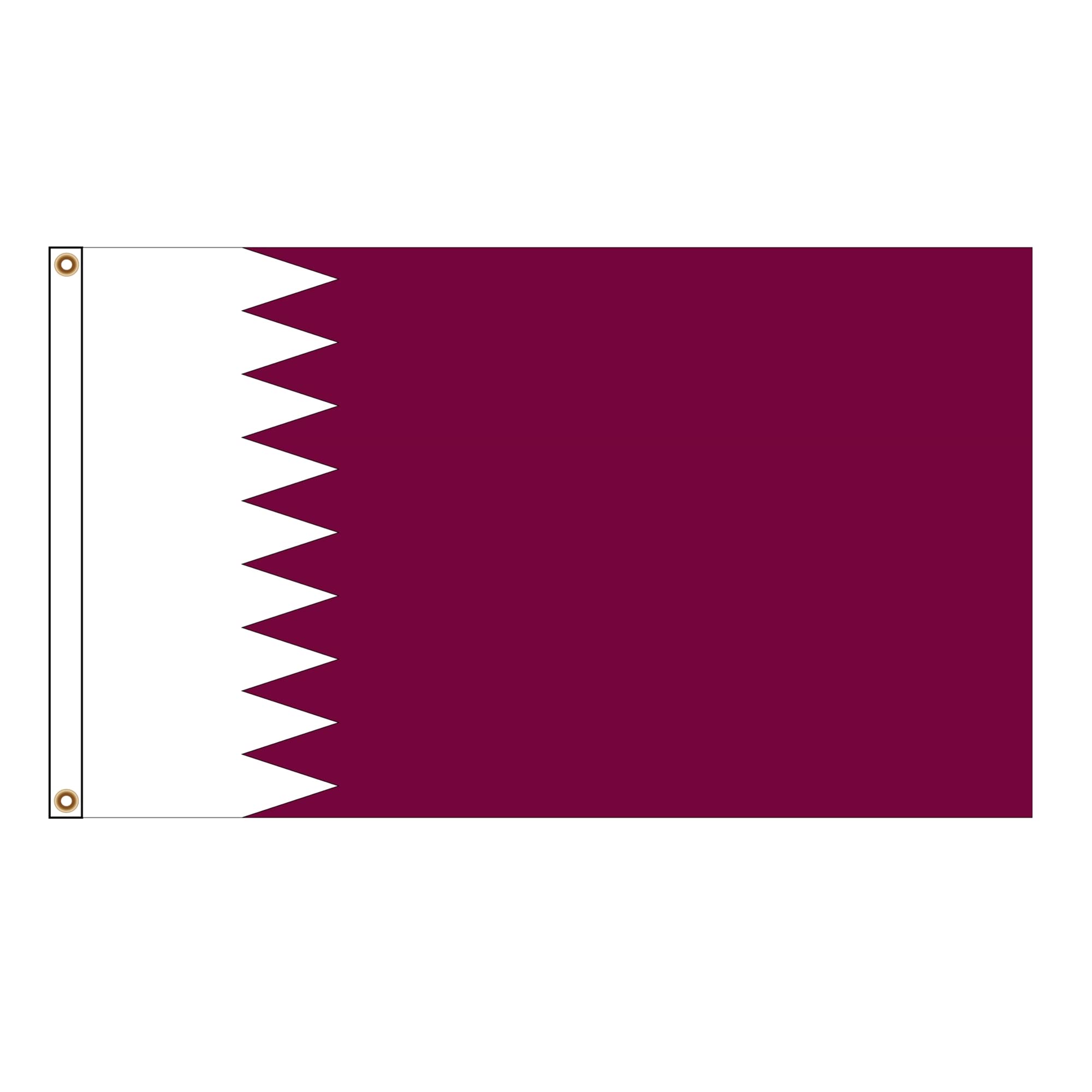 PinkDisplay Aisa flag (Qatar)3x5ft(90x150cm) eyelets and double stitches