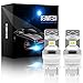BEAMTECH 3157 LED Bulb, CSP Chips 6500K 800 Lumens Xenon White Extremely Super Bright P27/7W T25 Brake Light