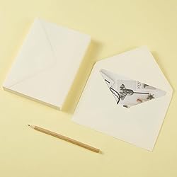 50 Pack A7 Colorful 5x7 Envelopes V Flap Invitation