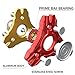 Fidget Spinner Metal Alquar Nova-S Tri Hand Spinner Fidget Toy [Red Gold Iron man Multi Color] Exclusive Prime Bearing Smooth and Quiet Spin,Perfect For ADHD