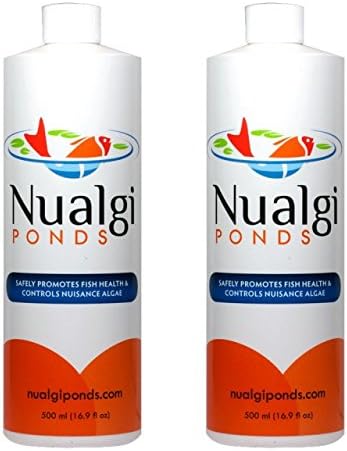 Nualgi Ponds Algae Control - 500 mL with Exclusive BONUS Go Ponds Magnet Calendar