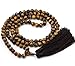 OVALBUY 8mm Tiger Eye Beads Rosary Prayer Meditation 108 Japa Mala Necklace
